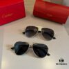 6931ab62ccd8ab3d7af9fbf3 Cartier Men's Official Website 1:1 Large Aviator Sunglasses, High-End and Elegant, Featuring Minimalist Signature Logo on Temples, Luxury Eyewear
