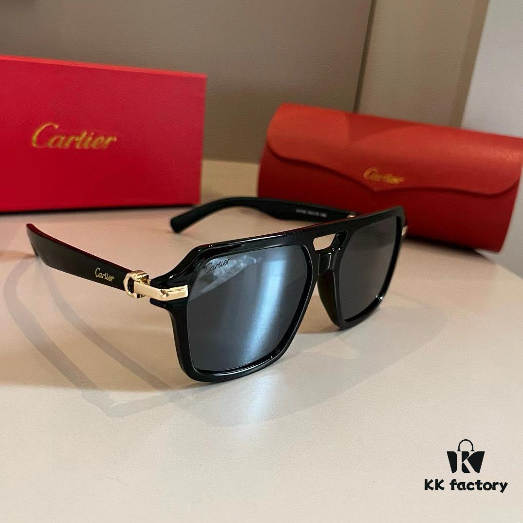 6931ab62ccd8ab3d7af9fbf4 Cartier Men's Official Website 1:1 High-End Aviator Sunglasses, Elegant and Luxurious Design with Minimalist Iconic Logo on Temples