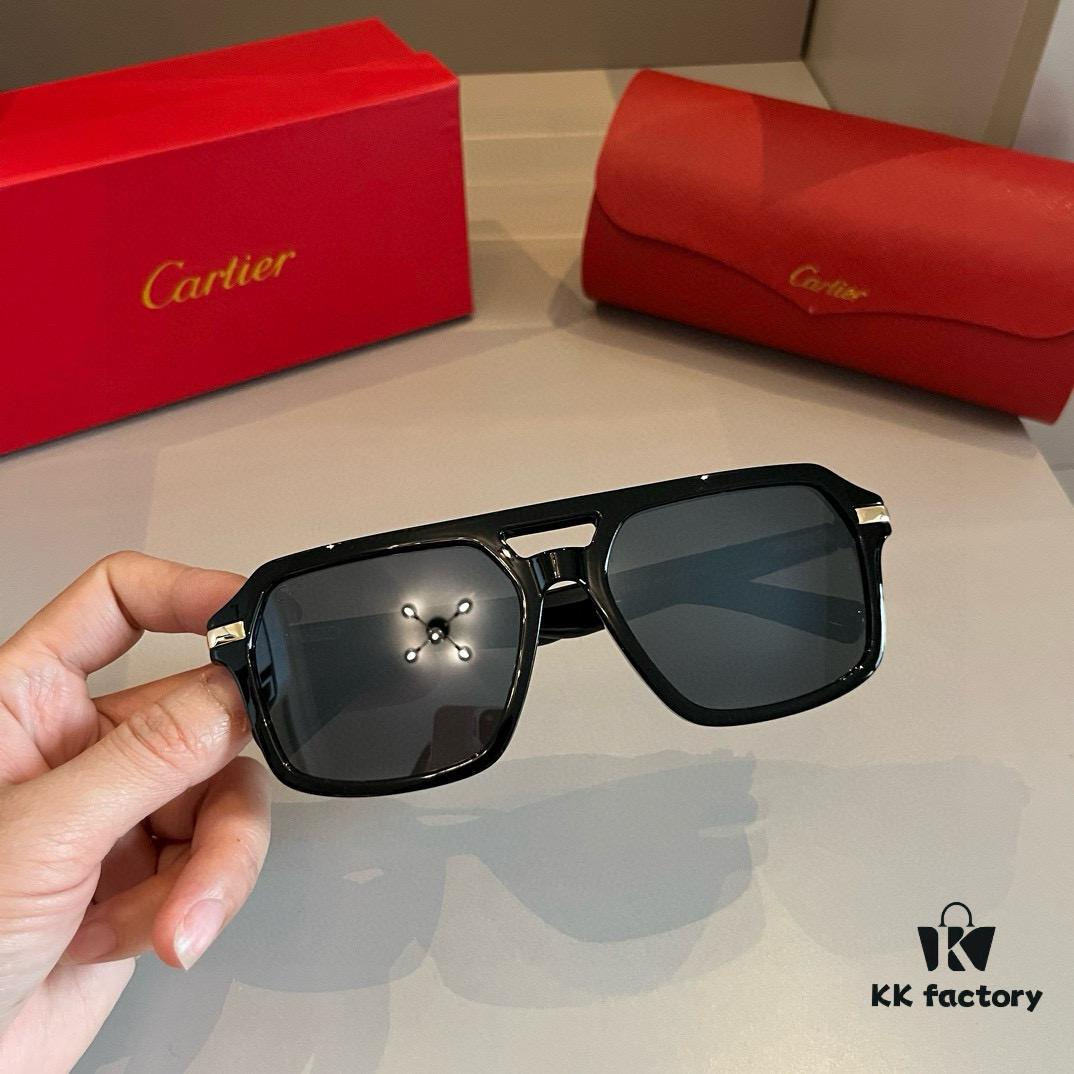 6931ab62ccd8ab3d7af9fbf5 Cartier Men's Official Website 1:1 High-End Aviator Sunglasses, Elegant and Luxurious Design with Minimalist Iconic Logo on Temples
