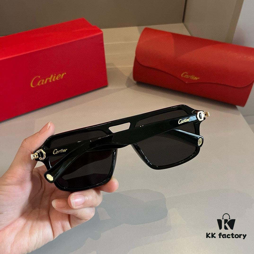 6931ab62ccd8ab3d7af9fbf9 Cartier Men's Official Website 1:1 High-End Aviator Sunglasses, Elegant and Luxurious Design with Minimalist Iconic Logo on Temples