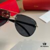 6931ab63ccd8ab3d7af9fc02 Cartier Men's High-End Oversized Aviator Sunglasses, 1:1 Replica of Official Website Version, Minimalist Iconic Logo on Temples, Luxuriously Crafted