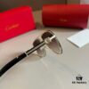 6931ab63ccd8ab3d7af9fc07 Cartier Men's Official Website 1:1 Large Aviator Sunglasses, High-End and Elegant, Featuring Minimalist Signature Logo on Temples, Luxuriously Crafted