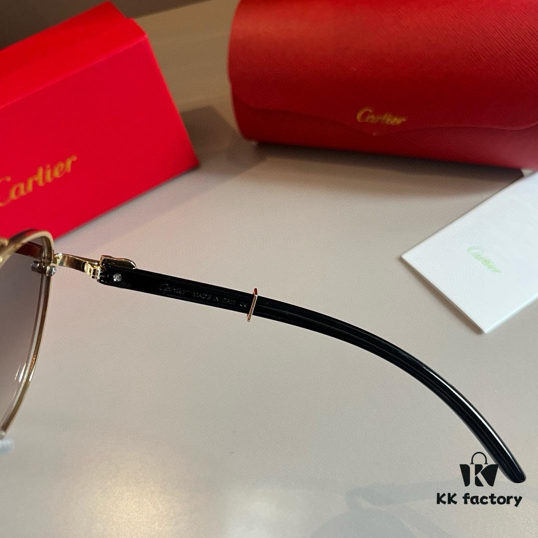 6931ab64ccd8ab3d7af9fc0c Cartier Men's Official Website 1:1 Large Aviator Sunglasses, High-End and Elegant, Featuring Minimalist Signature Logo on Temples, Luxuriously Crafted