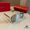 6931ab64ccd8ab3d7af9fc0e Cartier Men's Official Website 1:1 Replica Frog Sunglasses, High-End and Elegant, Minimalist Signature Logo on Temples, Luxuriously Crafted, Eyewear Sun Glasses