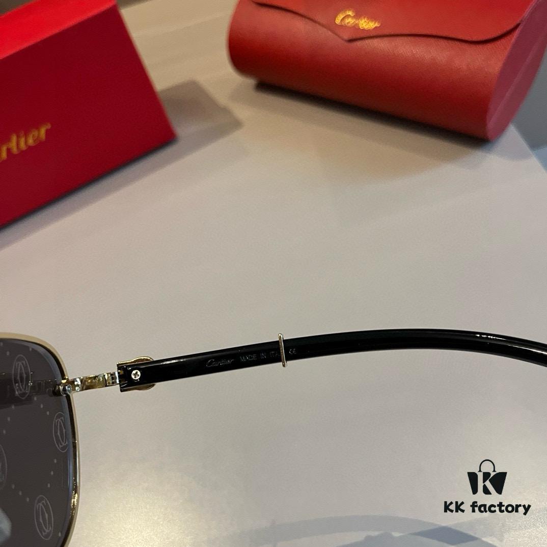 6931ab64ccd8ab3d7af9fc15 Cartier Men's Official Website 1:1 Replica Frog Sunglasses, High-End and Elegant, Minimalist Signature Logo on Temples, Luxuriously Crafted, Eyewear Sun Glasses