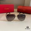 6931ab65ccd8ab3d7af9fc21 Cartier Men's Official Website 1:1 Large Frog Sunglasses, High-End and Elegant, Minimalist Signature Logo on Temples, Luxury-Made Eyewear