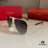 6931ab65ccd8ab3d7af9fc22 Cartier Men's Official Website 1:1 Large Frog Sunglasses, High-End and Elegant, Minimalist Signature Logo on Temples, Luxury-Made Eyewear