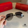 6931ab65ccd8ab3d7af9fc24 Cartier Men's Official Website 1:1 Large Frog Sunglasses, High-End and Elegant, Minimalist Signature Logo on Temples, Luxury-Made Eyewear