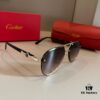 6931ab66ccd8ab3d7af9fc2a Cartier Men's Official Website 1:1 Large Aviator Sunglasses, High-End and Elegant, Minimalist Signature Logo on Temples, Luxurious Eyewear