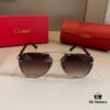 6931ab66ccd8ab3d7af9fc2b Cartier Men's Official Website 1:1 Large Aviator Sunglasses, High-End and Elegant, Minimalist Signature Logo on Temples, Luxurious Eyewear