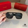 6931ab66ccd8ab3d7af9fc36 Cartier Men's Official Website 1:1 Large Aviator Sunglasses, High-End and Elegant, Featuring Minimalist Signature Logo on Temples, Luxurious Eyewear