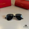 6931ab69ccd8ab3d7af9fc5c Cartier Men's Official Website 1:1 Large Aviator Sunglasses, High-End and Elegant, Featuring Minimalist Signature Logo on Temples, Luxurious Eyewear