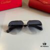 6931ab6accd8ab3d7af9fc6e Cartier Men's Official Website 1:1 Large Aviator Sunglasses, High-End and Elegant, Minimalist Signature Logo on Temples, Luxurious Craftsmanship