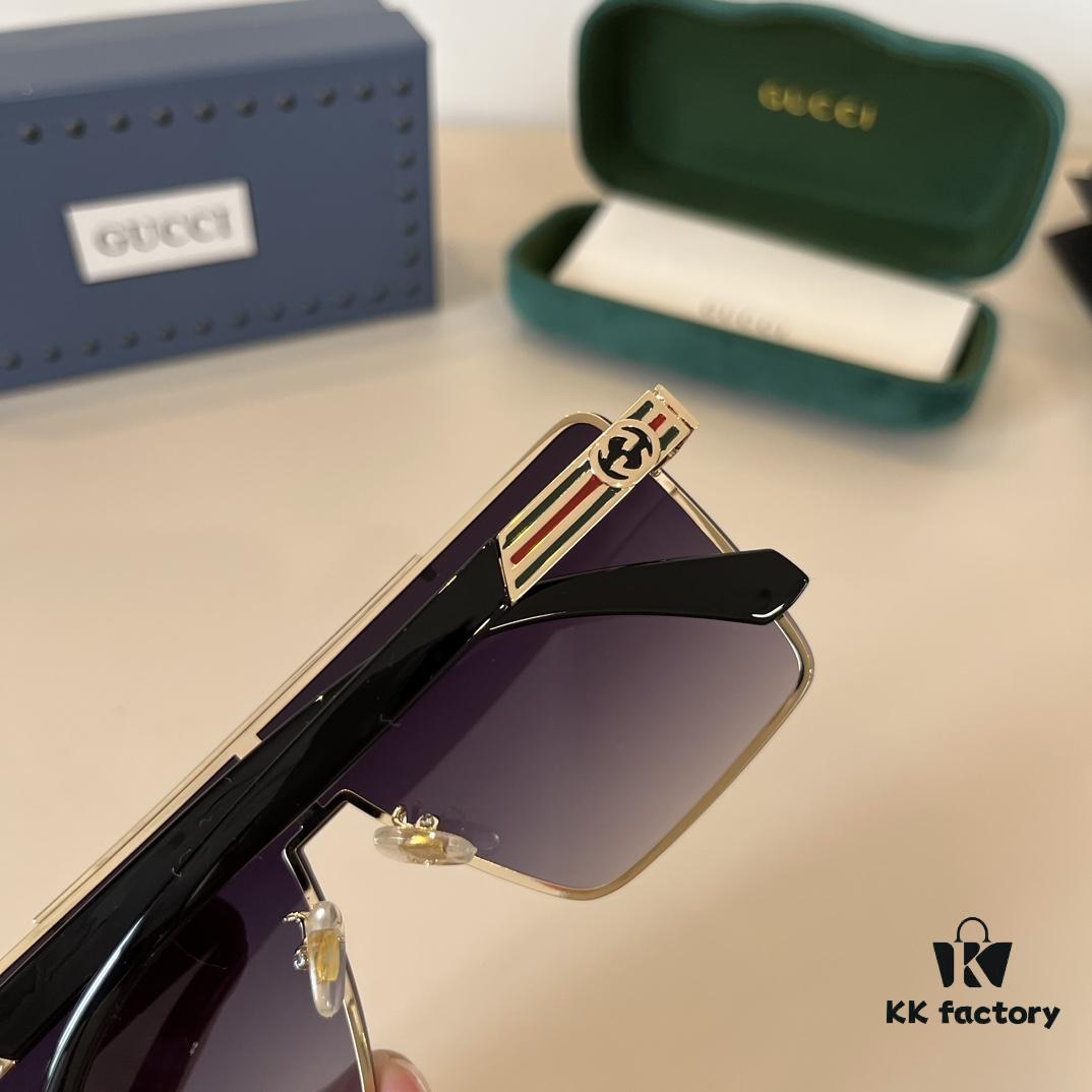 6931ab6cccd8ab3d7af9fc8a Gucci Masterpiece Polarized Sunglasses, High-End Fashion Unisex Style, Slimming and Versatile Design, Premium Quality Driving Sunglasses