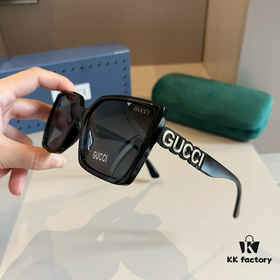 Gucci Fashion Sunscreen Sunglasses, Stylish European and American Style Oversized Sunglasses That Flatter the Face