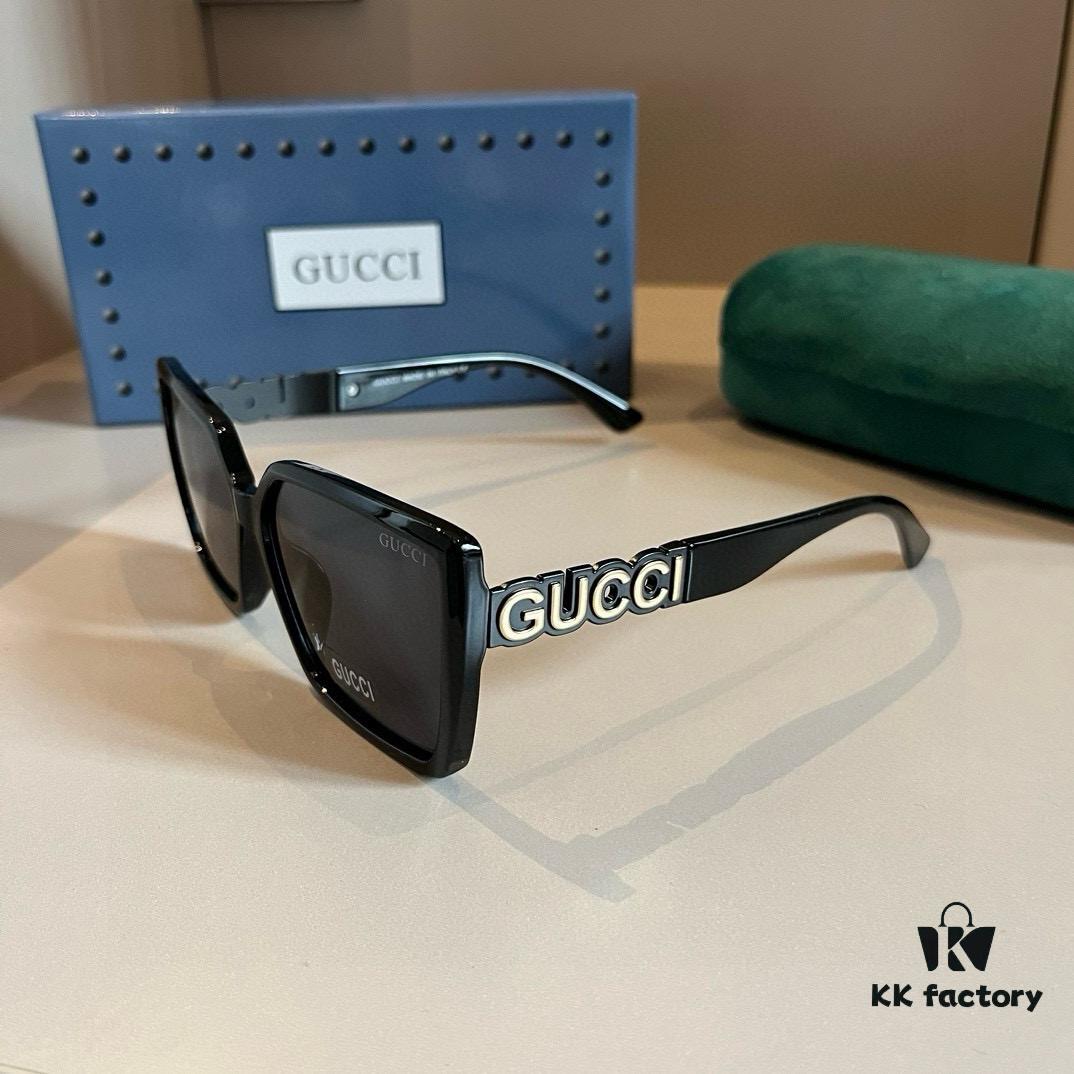Gucci Fashion Sunscreen Sunglasses, Stylish European and American Style Oversized Sunglasses That Flatter the Face