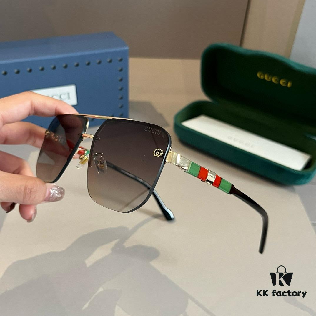 6931ab6dccd8ab3d7af9fca1 Gucci New Arrival Sunglasses 🕶️ Unisex Classic Metal Single-Bridge Aviator Style