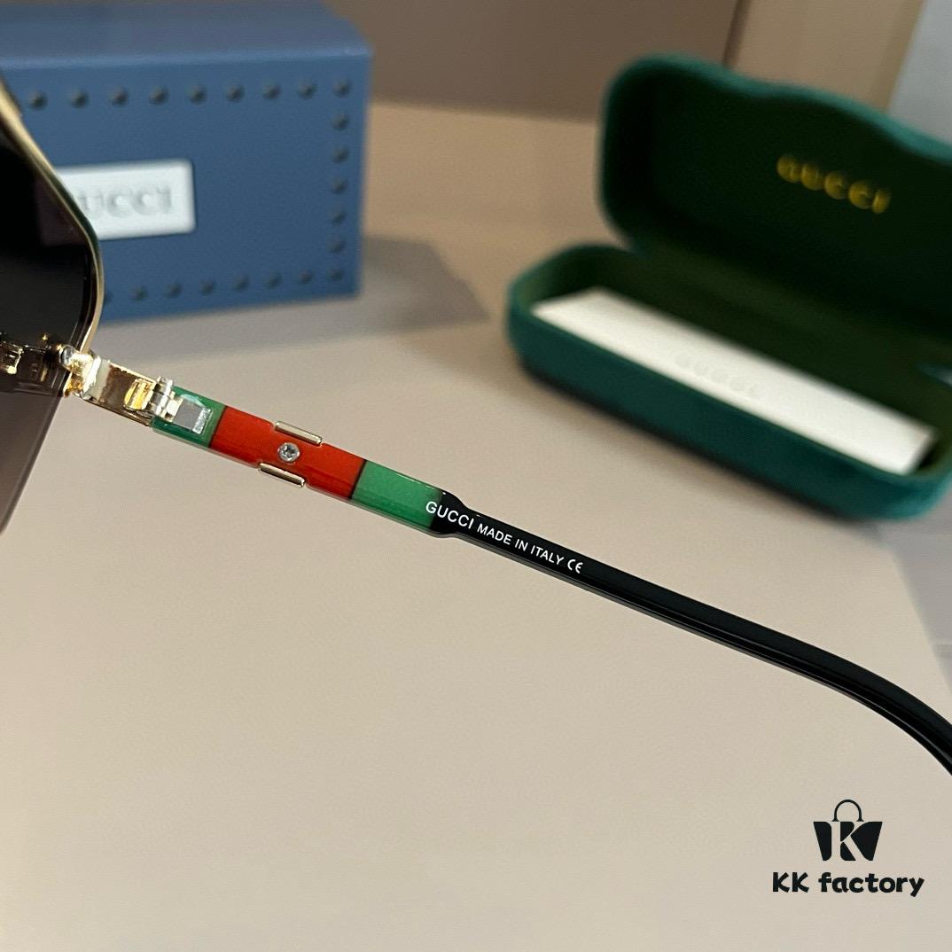 6931ab6eccd8ab3d7af9fca7 Gucci New Arrival Sunglasses 🕶️ Unisex Classic Metal Single-Bridge Aviator Style