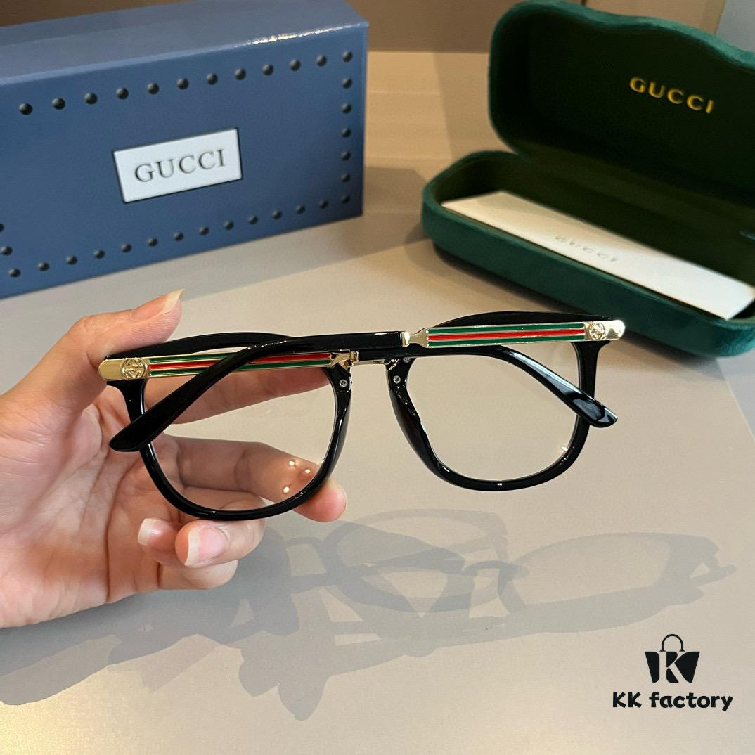 Gucci 2024 Official Spring Collection Optical Glasses, Celebrity Style Large-Frame Polarized Sunglasses