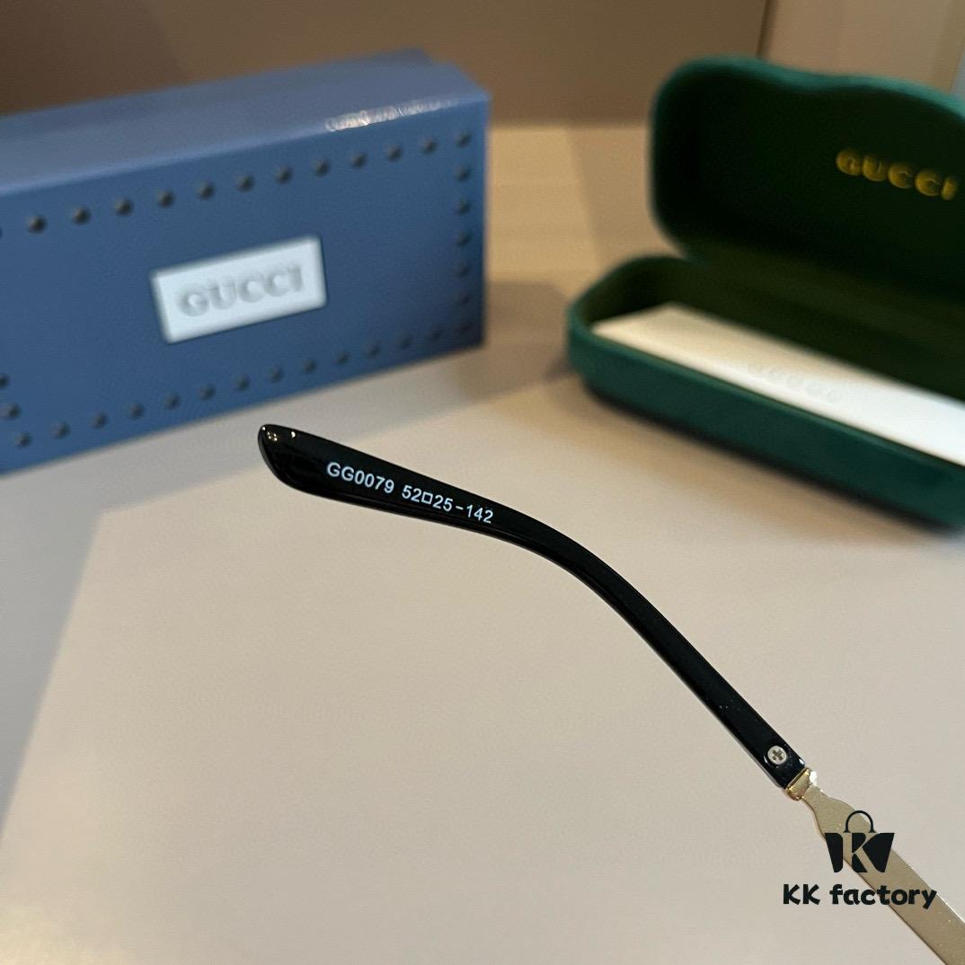 Gucci 2024 Official Spring Collection Optical Glasses, Celebrity Style Large-Frame Polarized Sunglasses