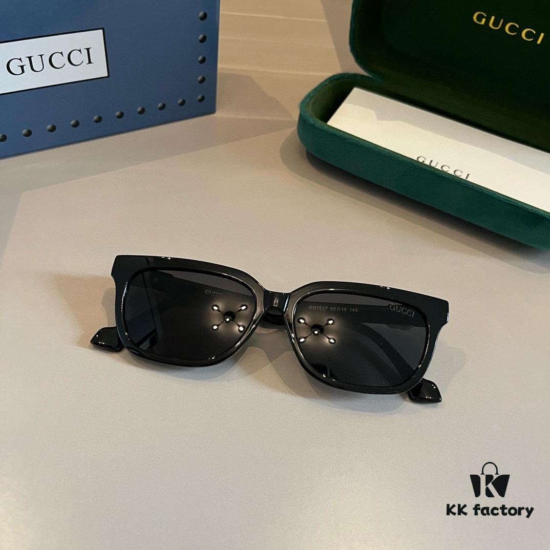 Gucci 2024 Official Spring Collection Optical Glasses, Celebrity-Favorite Large-Frame Sunglasses, Polarized High-Definition Sun Glasses