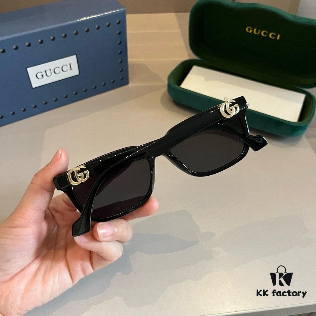 Gucci 2024 Official Spring Collection Optical Glasses, Celebrity-Favorite Large-Frame Sunglasses, Polarized High-Definition Sun Glasses