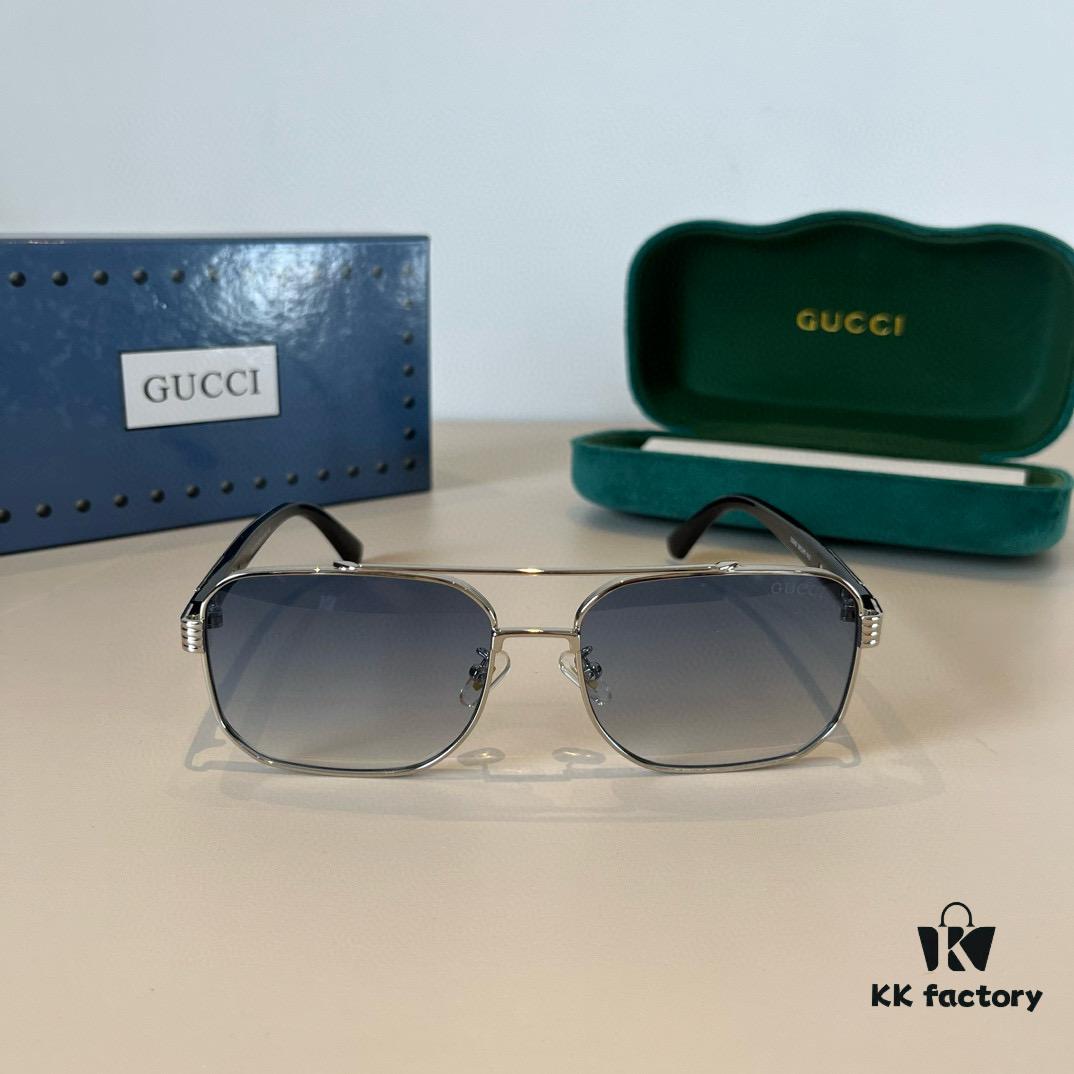6931ab77ccd8ab3d7af9fd26 Gucci New Arrival Sunglasses 🕶️ Unisex Classic Metal Single-Bridge Aviator Style