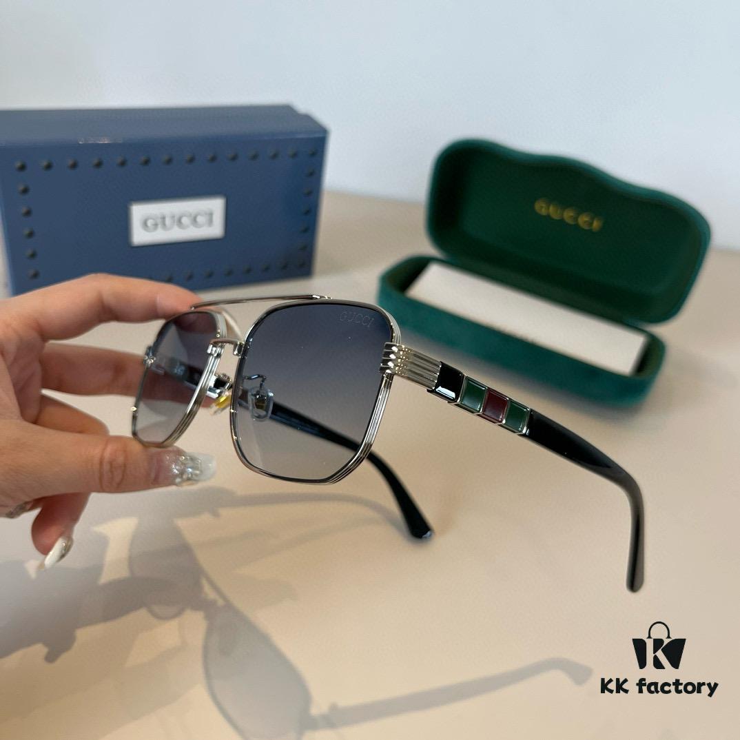 6931ab77ccd8ab3d7af9fd28 Gucci New Arrival Sunglasses 🕶️ Unisex Classic Metal Single-Bridge Aviator Style
