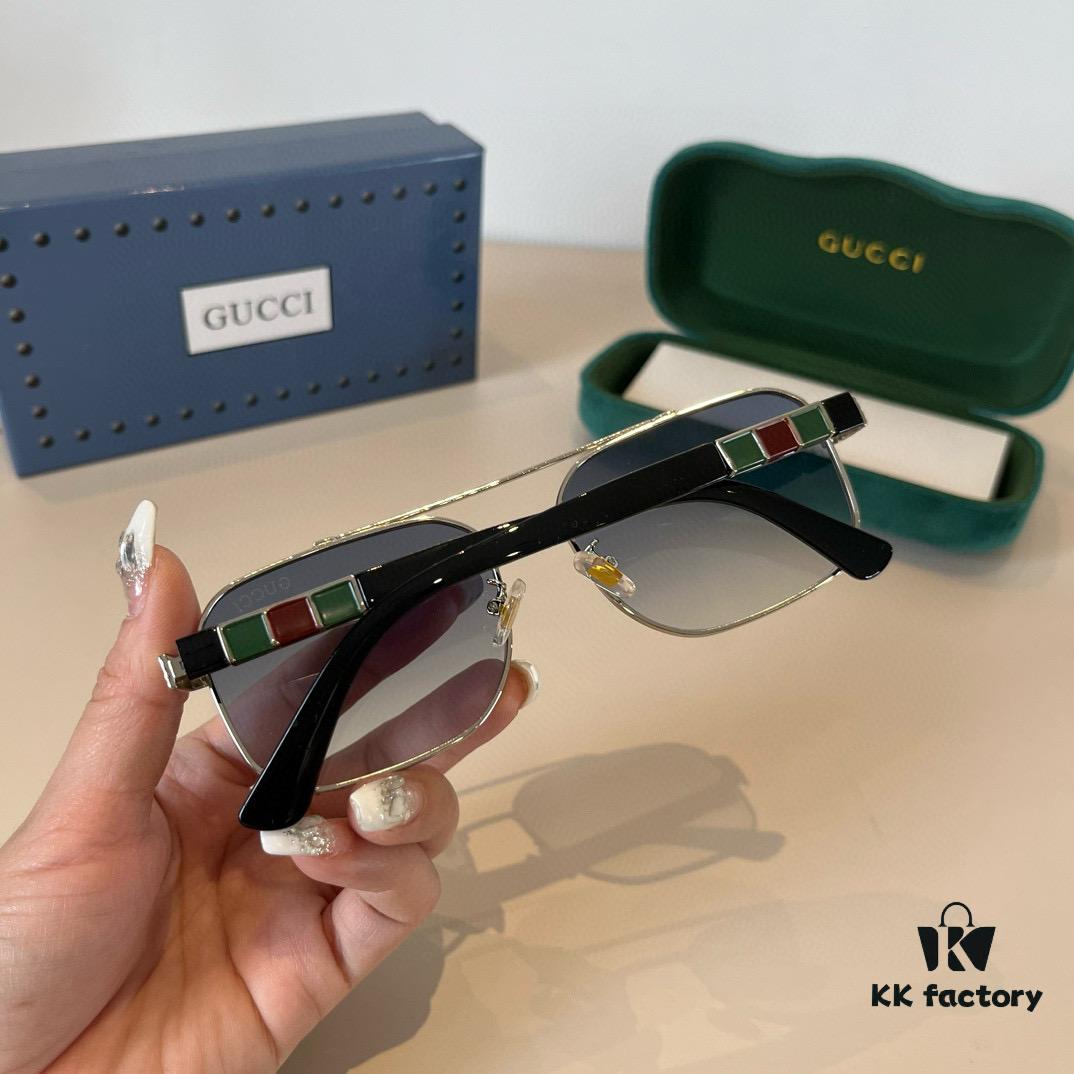 6931ab77ccd8ab3d7af9fd2b Gucci New Arrival Sunglasses 🕶️ Unisex Classic Metal Single-Bridge Aviator Style