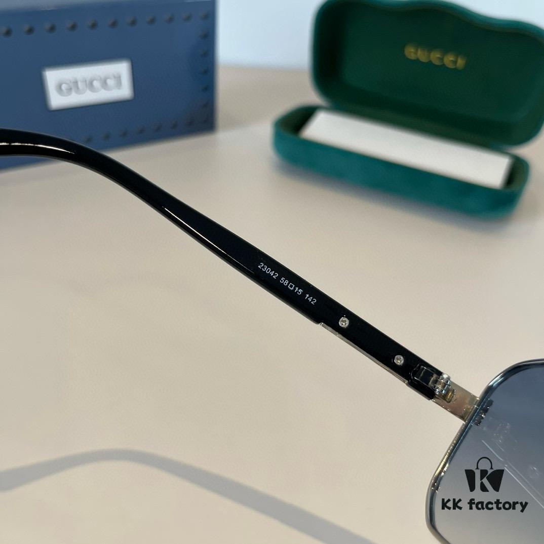 6931ab77ccd8ab3d7af9fd2e Gucci New Arrival Sunglasses 🕶️ Unisex Classic Metal Single-Bridge Aviator Style
