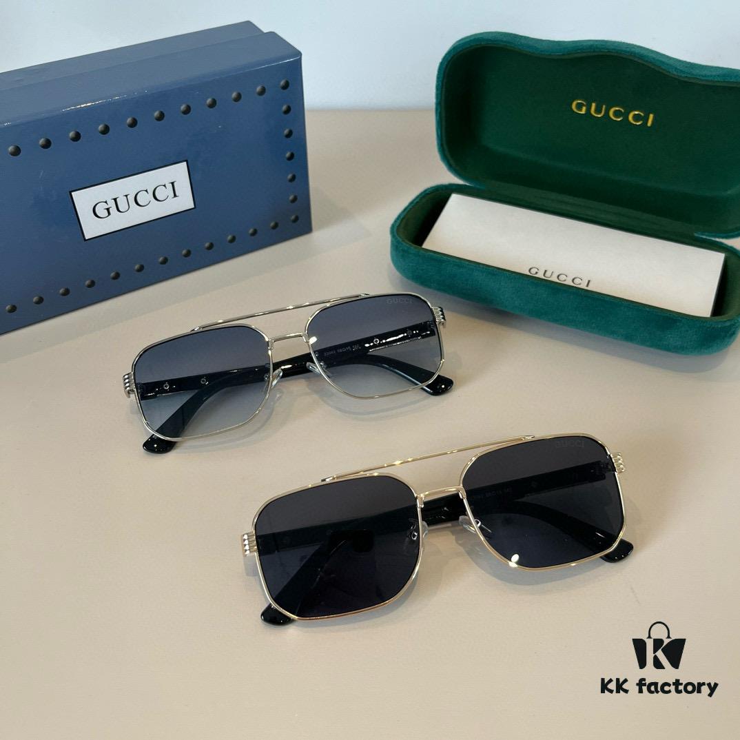 6931ab77ccd8ab3d7af9fd2f Gucci New Arrival Unisex Sunglasses 🕶️, Fashionable Metal Frame Aviator Style