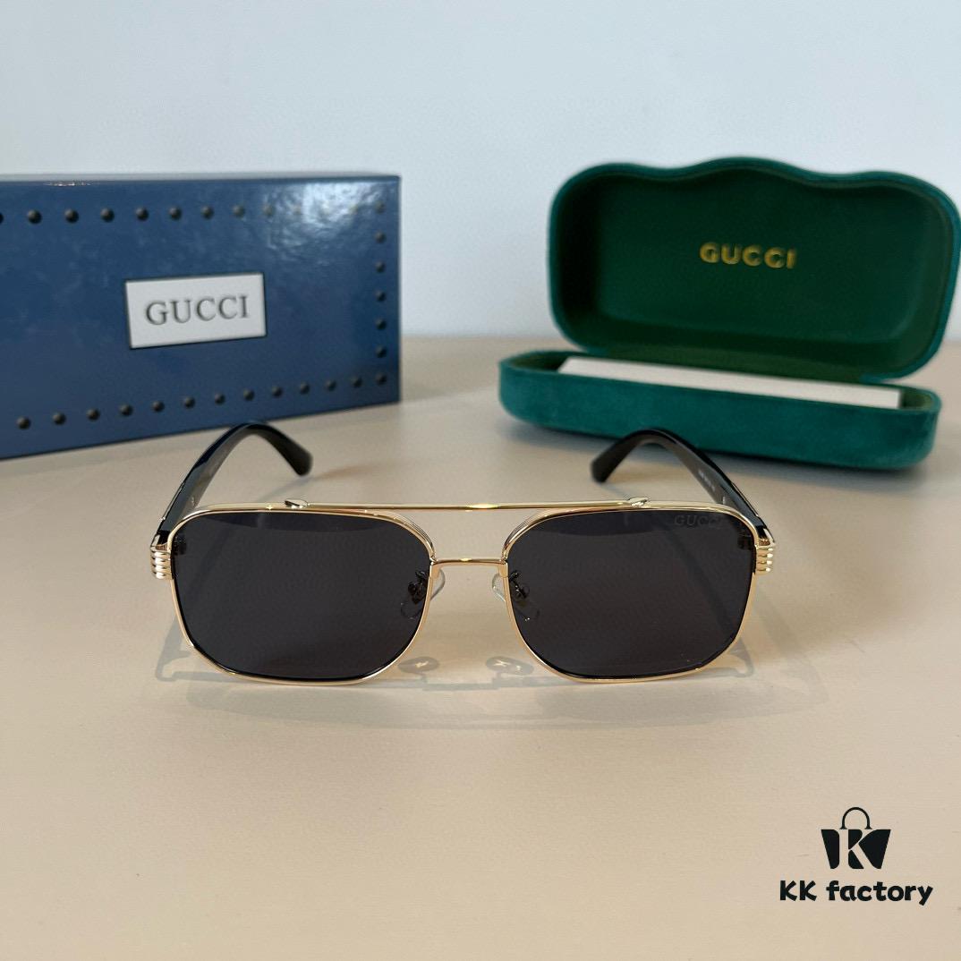 6931ab77ccd8ab3d7af9fd31 Gucci New Arrival Unisex Sunglasses 🕶️, Fashionable Metal Frame Aviator Style