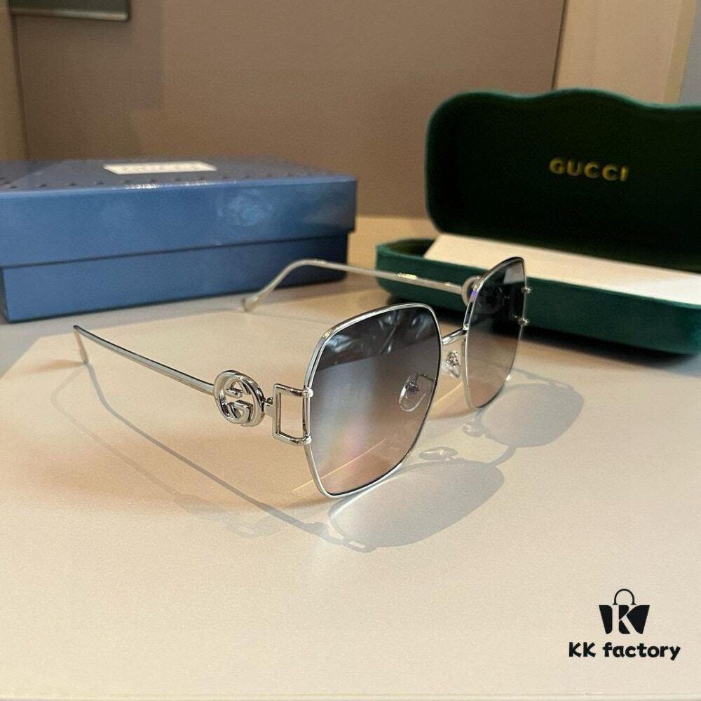 6931ab7accd8ab3d7af9fd51 Gucci Unisex Sunglasses, Fashionable European and American Style Oversized Sun Protection Eyewear, High-Definition UV-Protective Shades for Universal Face Compatibility