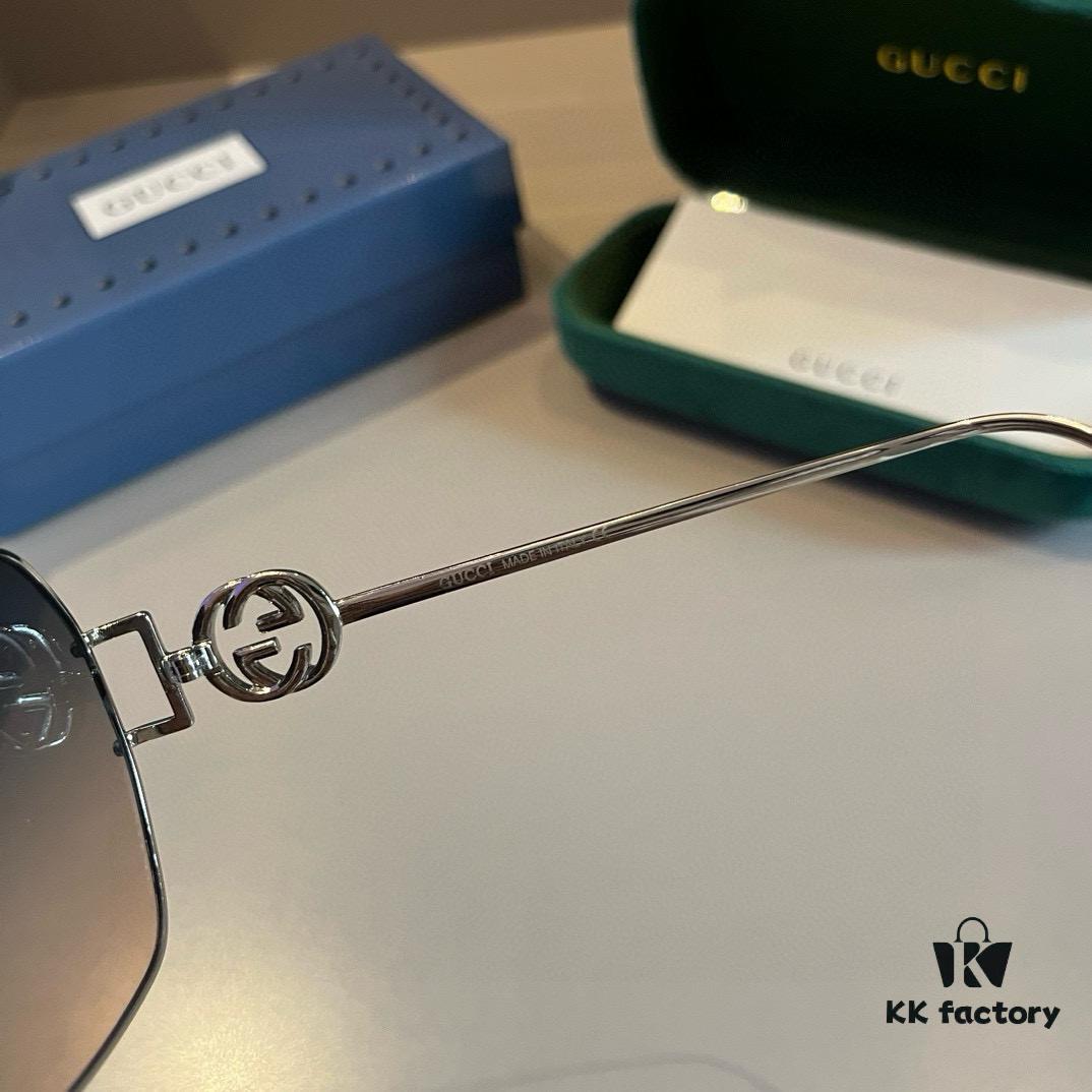 6931ab7accd8ab3d7af9fd55 Gucci Unisex Sunglasses, Fashionable European and American Style Oversized Sun Protection Eyewear, High-Definition UV-Protective Shades for Universal Face Compatibility
