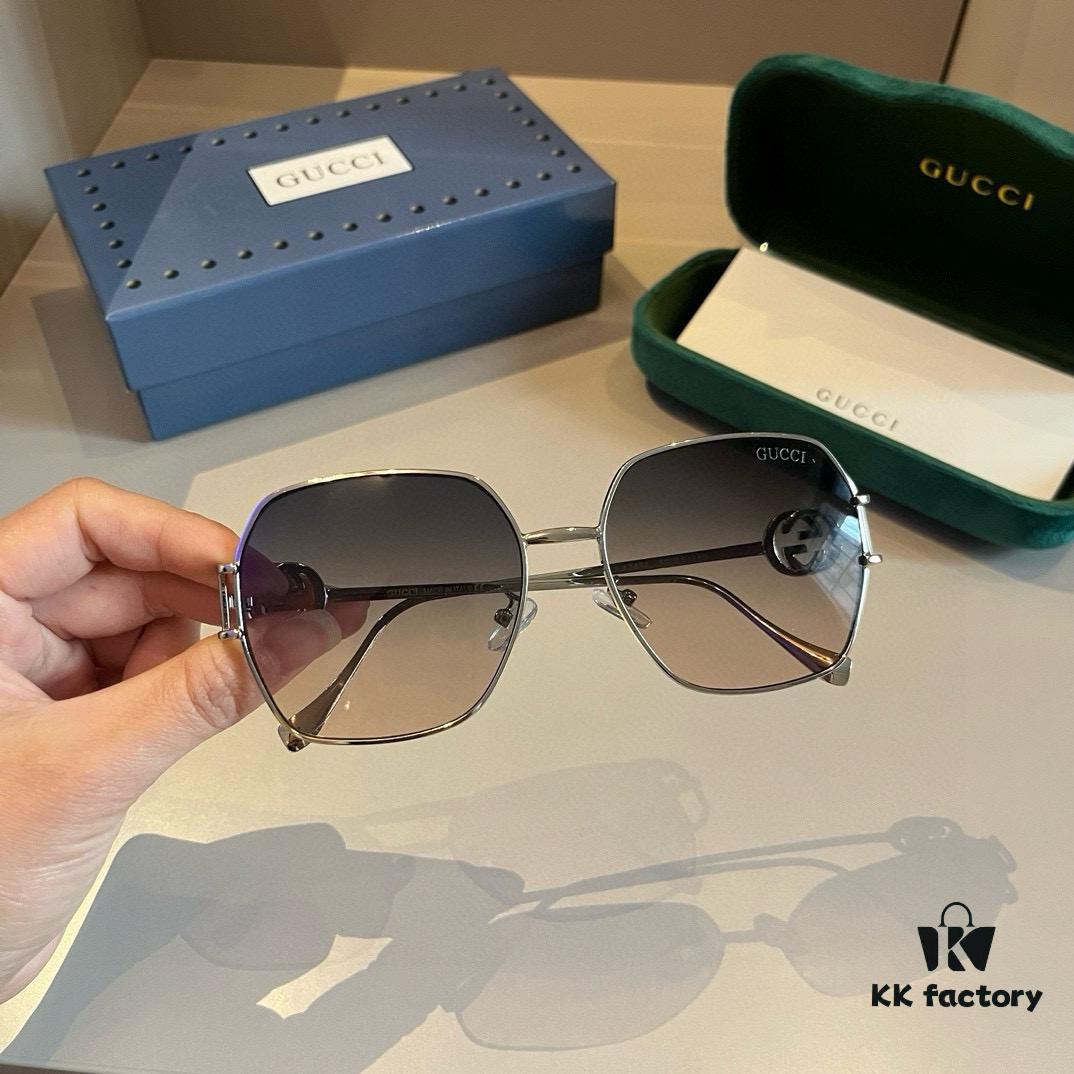 6931ab7accd8ab3d7af9fd56 Gucci Unisex Sunglasses, Fashionable European and American Style Oversized Sun Protection Eyewear, High-Definition UV-Protective Shades for Universal Face Compatibility