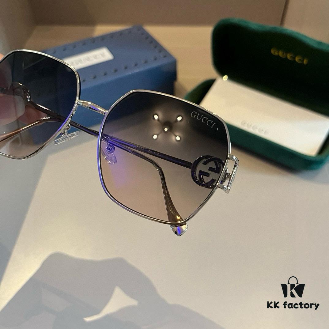 6931ab7accd8ab3d7af9fd57 Gucci Unisex Sunglasses, Fashionable European and American Style Oversized Sun Protection Eyewear, High-Definition UV-Protective Shades for Universal Face Compatibility