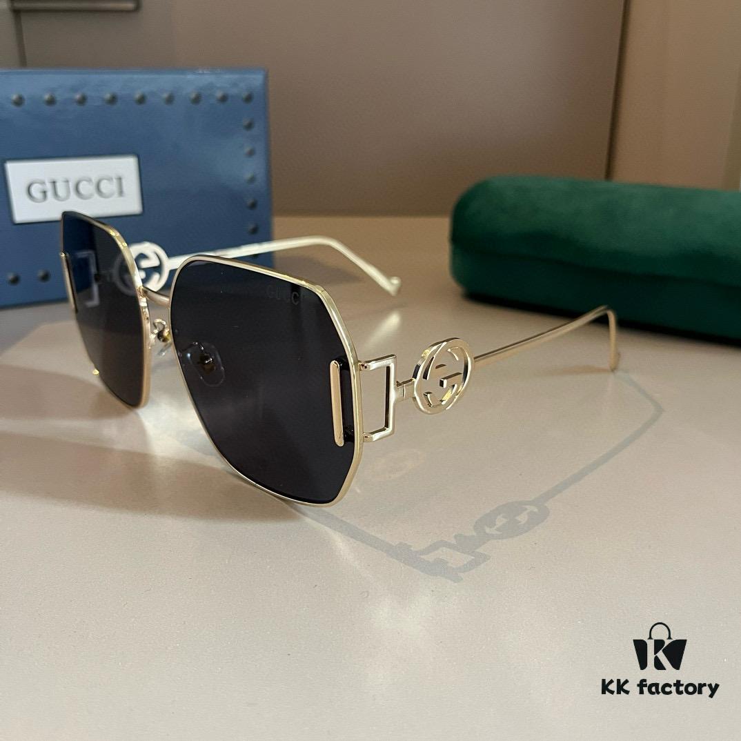 6931ab7bccd8ab3d7af9fd5b Gucci Fashion Sunglasses, Stylish European and American UV Protection Oversized Sunglasses, HD Dark Lenses, Universally Flattering Smile-Enhancing Unisex Eyewear