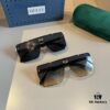 Gucci Men's Polarized Sunglasses, High-End Fashionable Universal Style, Face-Framing Design, Premium Quality Driving Sunglasses