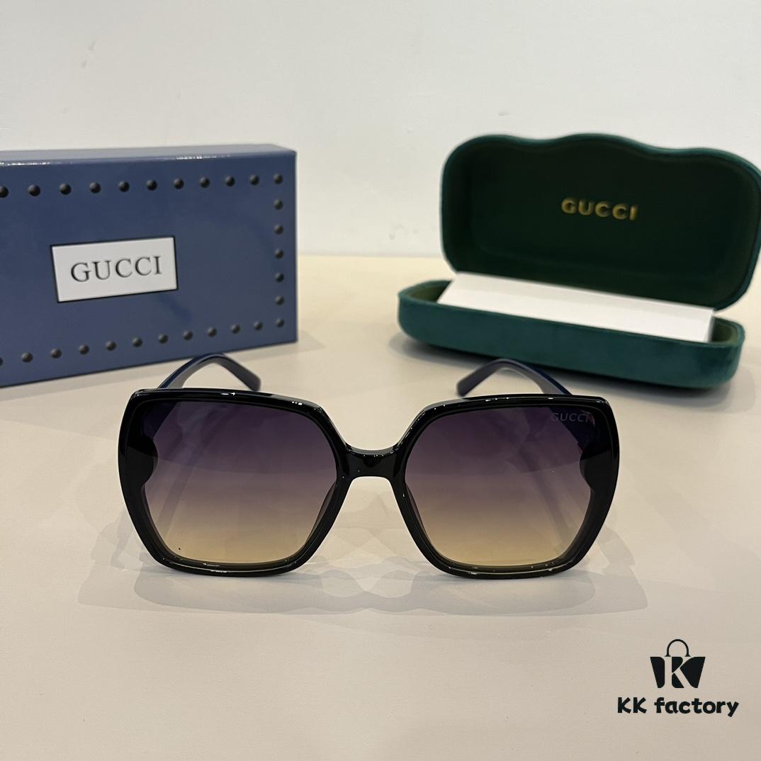 6931ab82ccd8ab3d7af9fdce Gucci New Heavyweight Women's Sunglasses with Oversized 3D Frame for Flattering Facial Contour, Retro and Elegant