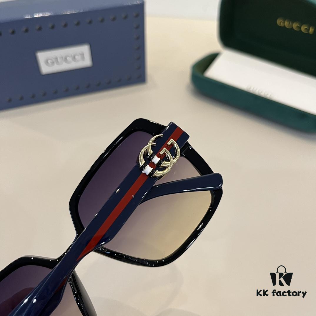 6931ab83ccd8ab3d7af9fdd2 Gucci New Heavyweight Women's Sunglasses with Oversized 3D Frame for Flattering Facial Contour, Retro and Elegant