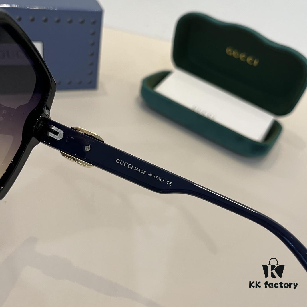 6931ab83ccd8ab3d7af9fdd4 Gucci New Heavyweight Women's Sunglasses with Oversized 3D Frame for Flattering Facial Contour, Retro and Elegant