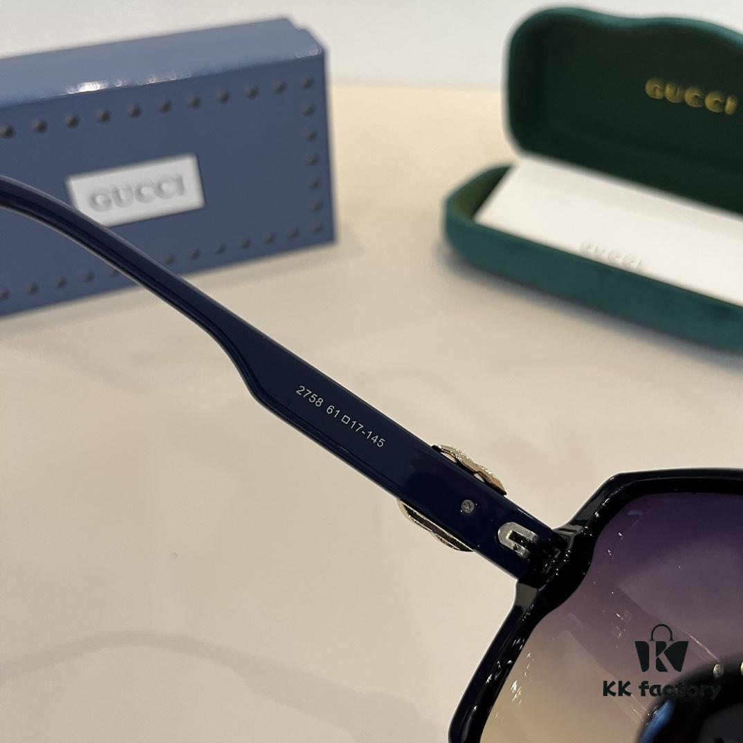 6931ab83ccd8ab3d7af9fdd5 Gucci New Heavyweight Women's Sunglasses with Oversized 3D Frame for Flattering Facial Contour, Retro and Elegant