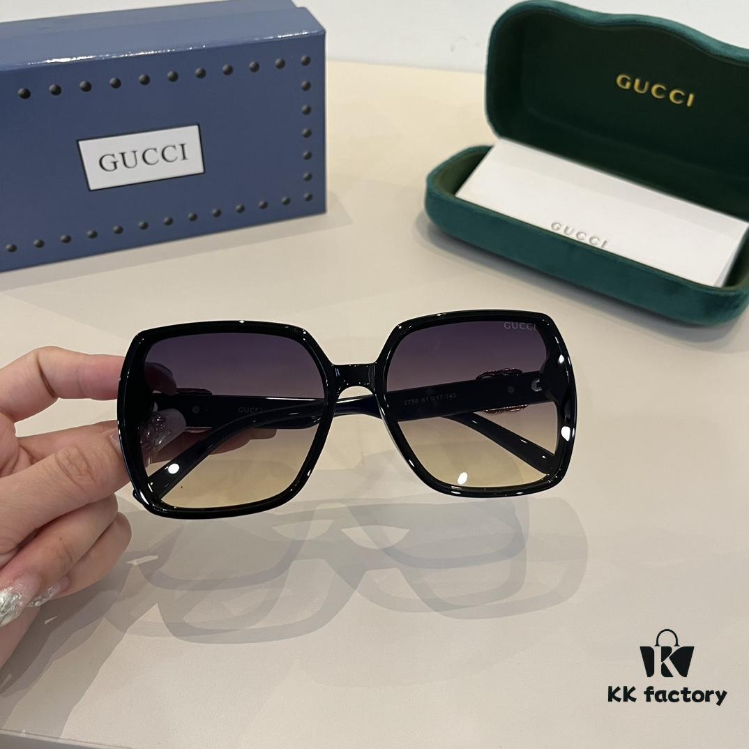 6931ab83ccd8ab3d7af9fdd6 Gucci New Heavyweight Women's Sunglasses with Oversized 3D Frame for Flattering Facial Contour, Retro and Elegant