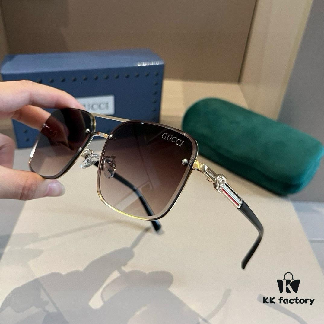 6931ab83ccd8ab3d7af9fdd9 Gucci New Arrival Sunglasses 🕶️ Unisex Classic Metal Frame Aviator Frog Shape Fashion Shades