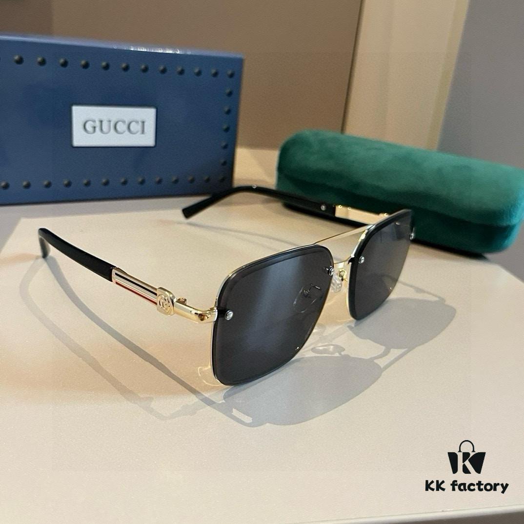 6931ab84ccd8ab3d7af9fddf Gucci New Arrival Unisex Sunglasses 🕶️, Classic Metal Single-Bridge Aviator Style