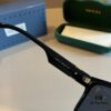 6931ab88ccd8ab3d7af9fe1a Gucci Women's Oversized 3D Frame Sunglasses, Heavyweight New Arrival, Retro and Stylish