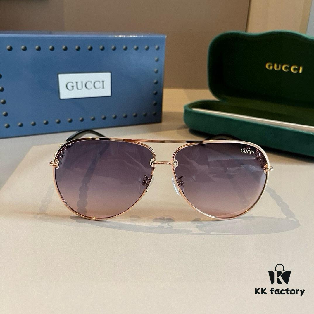 6931ab93ccd8ab3d7af9fec9 Gucci Women's Oversized 3D Frame Sunglasses, Vintage Style UV Protection Shades