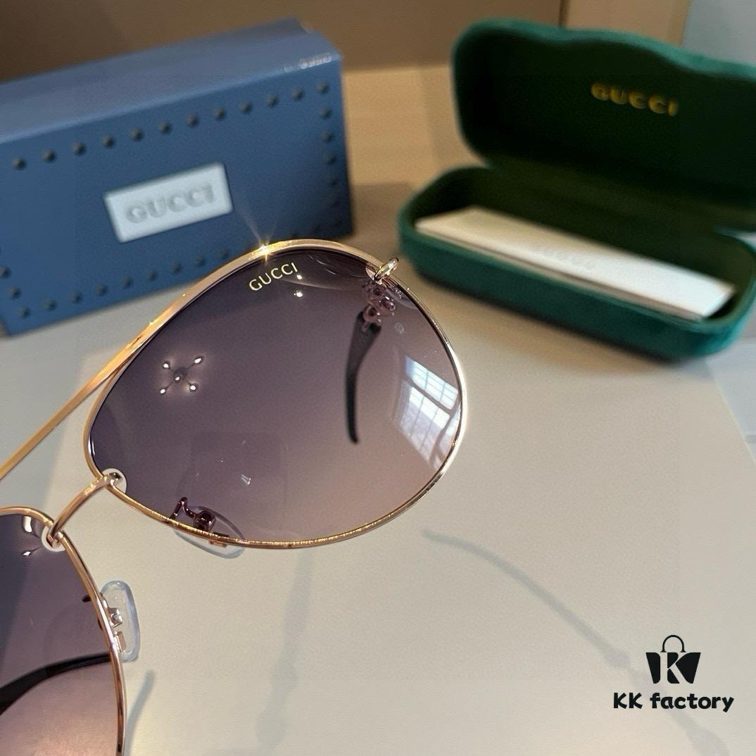 6931ab93ccd8ab3d7af9fece Gucci Women's Oversized 3D Frame Sunglasses, Vintage Style UV Protection Shades