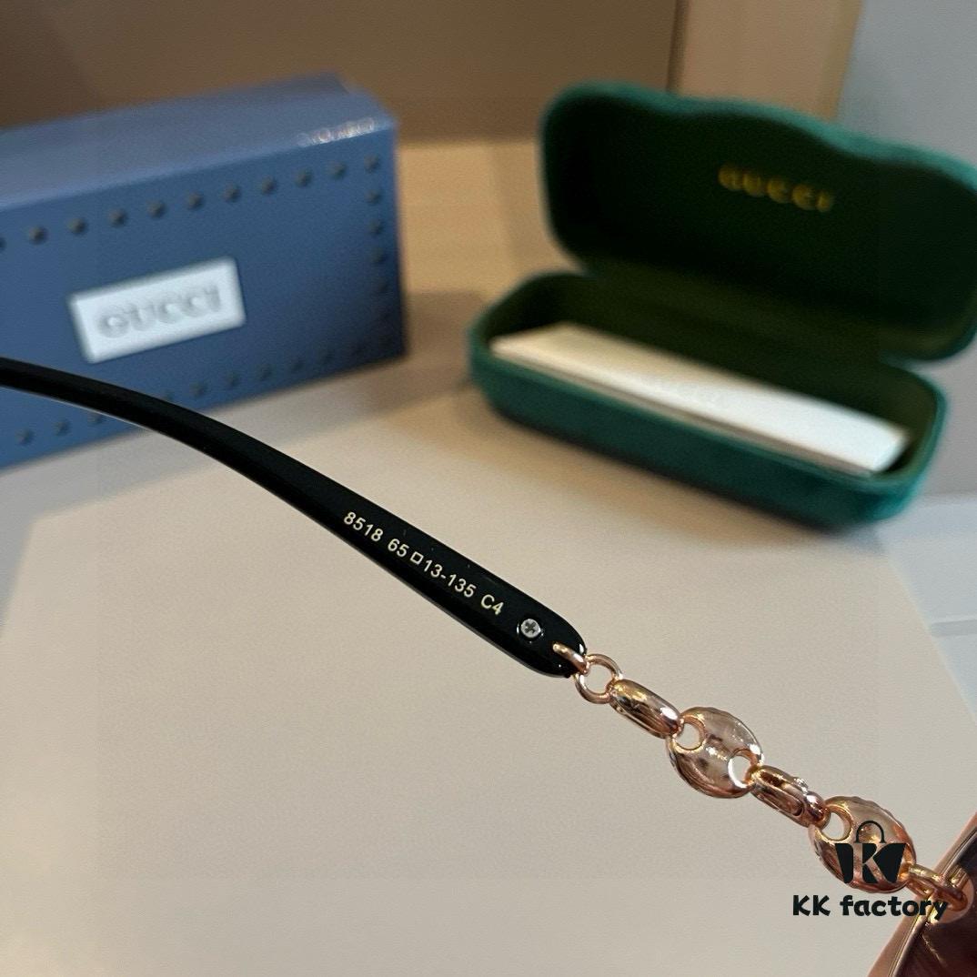 6931ab93ccd8ab3d7af9fed0 Gucci Women's Oversized 3D Frame Sunglasses, Vintage Style UV Protection Shades