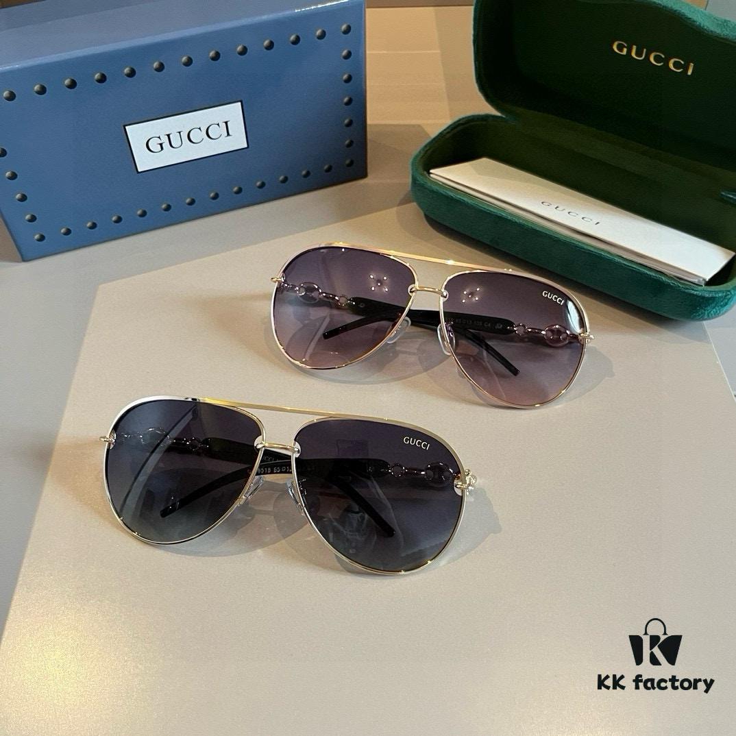 6931ab94ccd8ab3d7af9fed1 Gucci Women's Oversized 3D Frame Sunglasses, Vintage Style UV Protection Shades